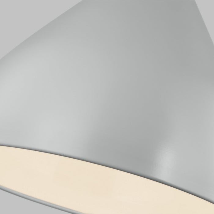Visual Comfort Studio - 6645301-118 - One Light Pendant - Oden - Matte Grey