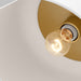 Visual Comfort Studio - 7505401-115 - One Light Flush Mount - Malone - Matte White