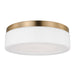 Generation Lighting - 7569093S-848 - LED Flush Mount - Rhett - Satin Brass
