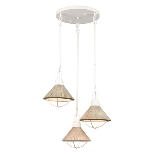 ELK Home - 63158/3 - Three Light Pendant - Cape May - White Coral