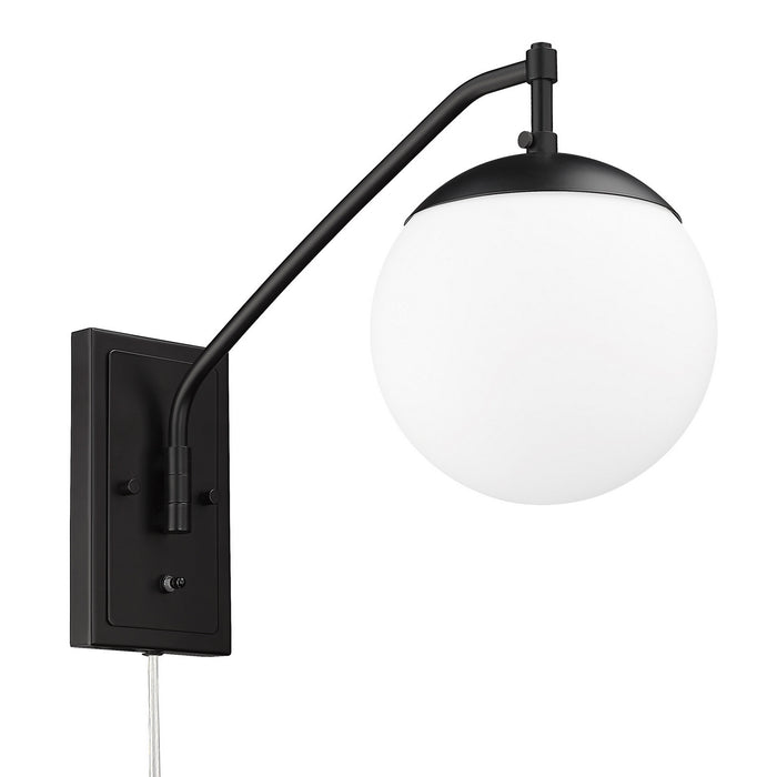 Golden - 3699-A1W BLK-OP - One Light Wall Sconce - Glenn BLK - Matte Black