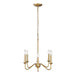 Golden - 8316-LP BCB - Six Light Pendant - Tierney BCB - Brushed Champagne Bronze