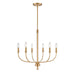 ELK Home - 81506/6 - Six Light Chandelier - Newland - Satin Brass