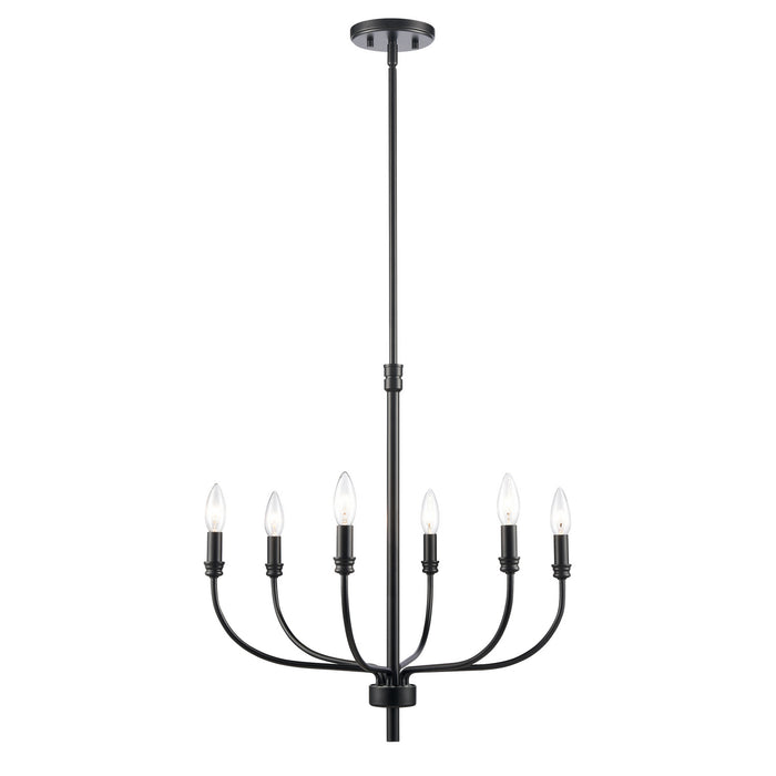 ELK Home - 81516/6 - Six Light Chandelier - Newland - Matte Black