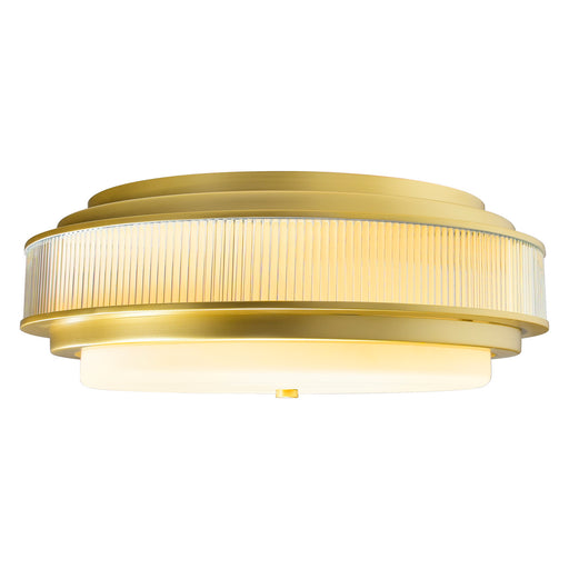 CWI Lighting - 1567C22-5-602 - Five Light Flush Mount - Valdivia - Satin Gold