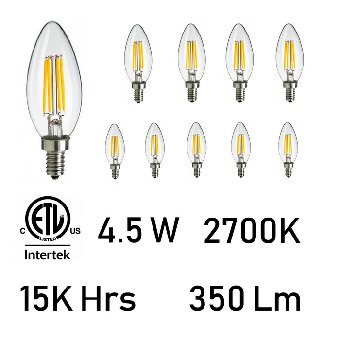 CWI Lighting - E12K2700-10 - Light Bulb - Glass