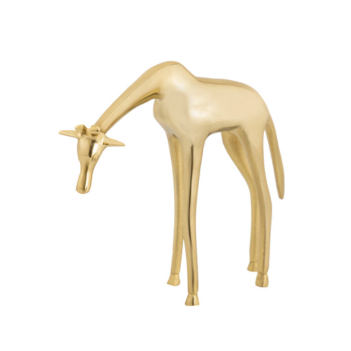 Brass Giraffe Sculpture