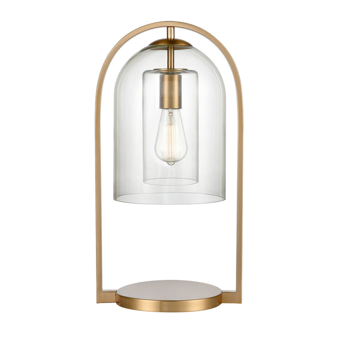 ELK Home - S0019-9579 - One Light Table Lamp - BellJar - Aged Brass