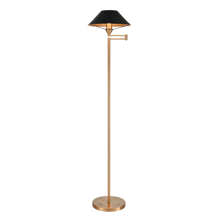ELK Home - S0019-9605 - One Light Floor Lamp - Arcadia - Aged Brass