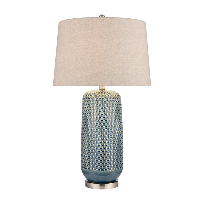 ELK Home - S0019-9484 - One Light Table Lamp - DawlishBay - Blue