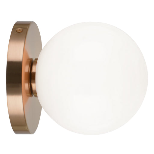 Matteo Lighting - WX06001AGOP - One Light Wall Sconce - Cosmo - Aged Gold Brass