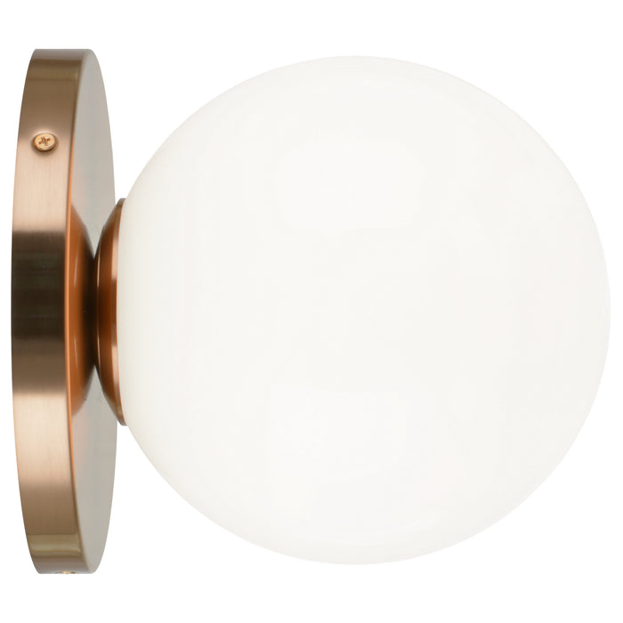 Matteo Lighting - WX06011AGOP - One Light Wall Sconce - Cosmo - Aged Gold Brass