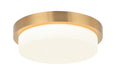 Matteo Lighting - M15901AG - LED Ceiling Mount - Durham - Aged Gold Brass
