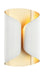 Matteo Lighting - S01602WH - Two Light Wall Sconce - Ripcurl - White