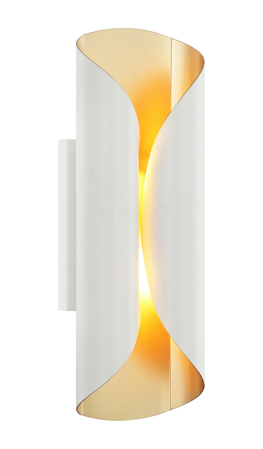 Matteo Lighting - S01612WH - Two Light Wall Sconce - Ripcurl - White
