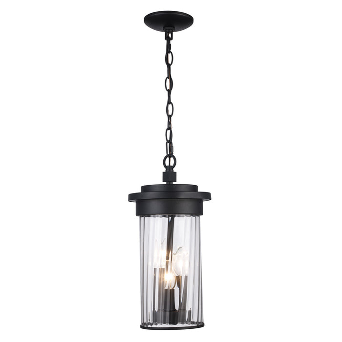 Trans Globe Imports - 51414 BK - Three Light Hanging Lantern - Black