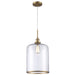 Trans Globe Imports - PND-2185 AG - One Light Mini Pendant - Dorina - Antique Gold