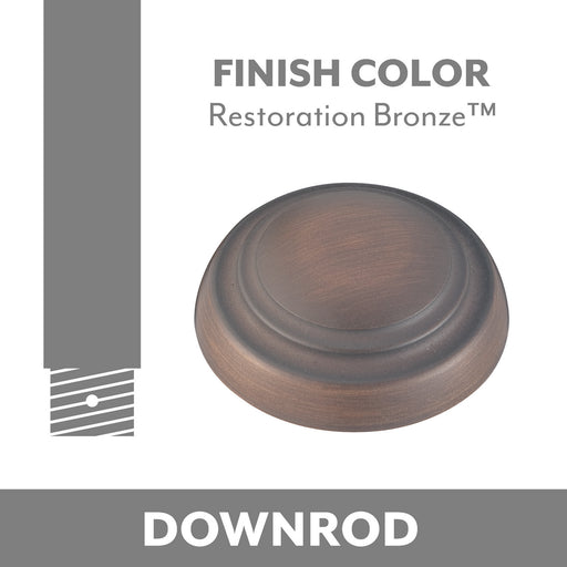 Minka Aire - DR504-RRB - Ceiling Fan Downrod - Restoration Bronze