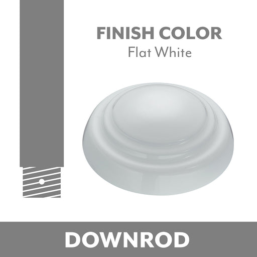 Minka Aire - DR524-WHF - Ceiling Fan Downrod - Minka Aire - Flat White
