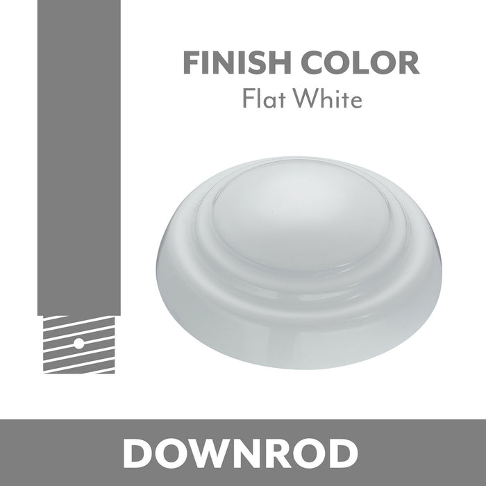 Minka Aire - DR524-WHF - Ceiling Fan Downrod - Minka Aire - Flat White