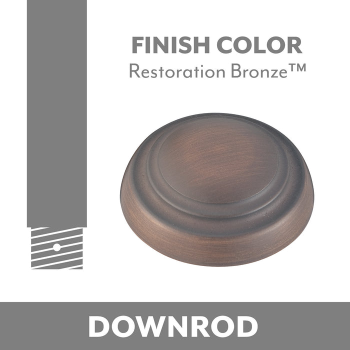 Minka Aire - DR560-RRB - Ceiling Fan Downrod - Minka Aire - Restoration Bronze