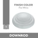 Minka Aire - DR560-WHF - Ceiling Fan Downrod - Minka Aire - Flat White