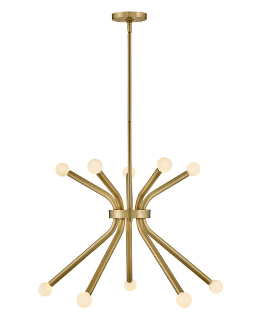 Lark - 83855LCB - LED Chandelier - Axton - Lacquered Brass