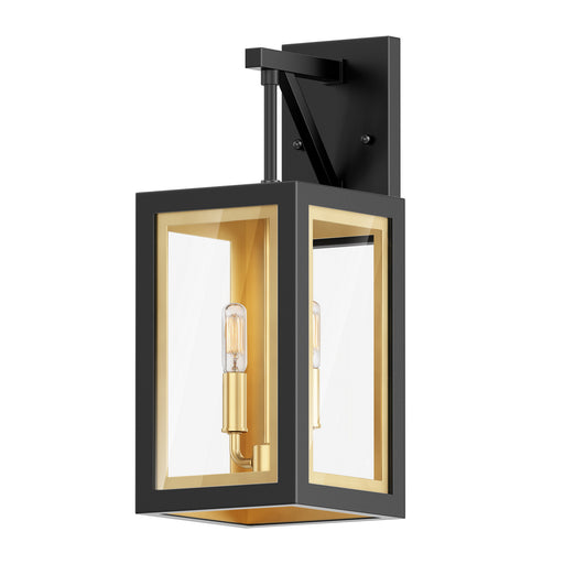 Maxim - 30054CLBKGLD - Two Light Outdoor Wall Sconce - Neoclass - Black / Gold