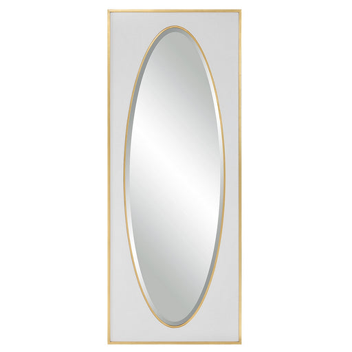 Uttermost - 09846 - Mirror - Danbury - White And Gold Leaf
