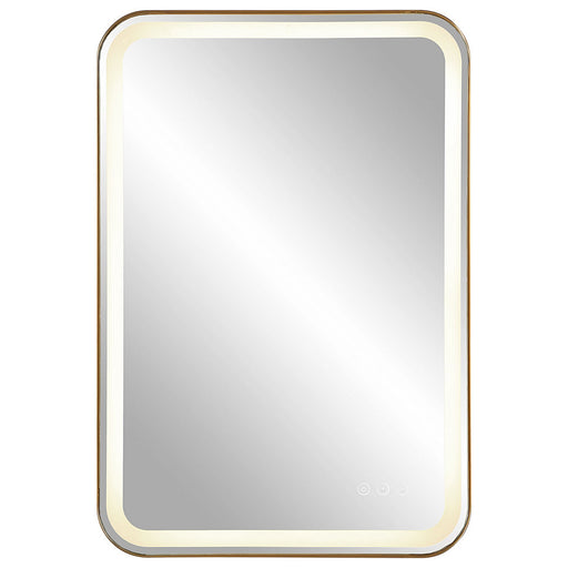 Uttermost - 09862 - Vanity Mirror - Crofton - Brushed Brass Plated Stainless Steel