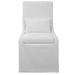 Uttermost - 23728 - Armless Chair - Coley - White