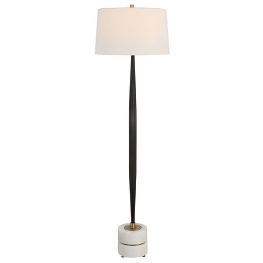Uttermost - 30123 - One Light Floor Lamp - Miraz - Brushed Brass