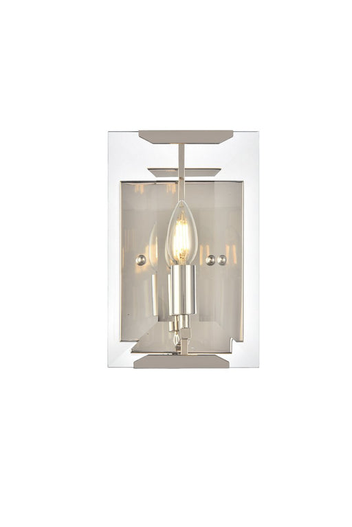 Elegant Lighting - 1212W6PN - One Light Wall Sconce - Monaco - Polished Nickel