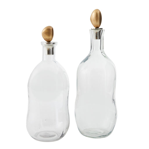 Arteriors - 6957 - Decanters, Set of 2 - Stavros - Clear