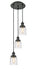 Innovations - 113F-3P-BK-G513 - Three Light Pendant - Franklin Restoration - Matte Black