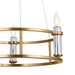 Kichler - 52493BNB - Three Light Mini Chandelier - Rosalind - Brushed Natural Brass