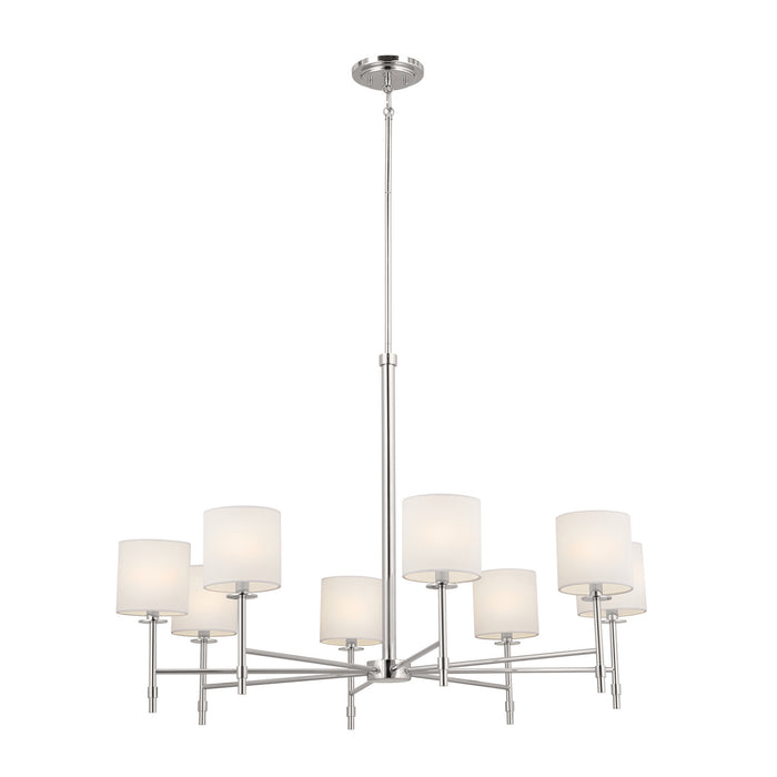 Kichler - 52502PN - Eight Light Chandelier - Ali - Polished Nickel