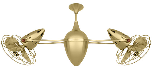 Matthews Fan Company - AR-BRBR-MTL - 48``Ceiling Fan - Ar Ruthiane - Brushed Brass