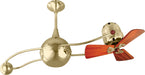 Matthews Fan Company - B2K-PB-WD - 40``Ceiling Fan - Brisa 2000 - Polished Brass