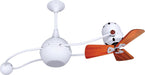 Matthews Fan Company - B2K-WH-WD - 40``Ceiling Fan - Brisa 2000 - Gloss White