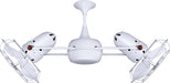 Matthews Fan Company - DD-WH-MTL - 36``Ceiling Fan - Duplo-Dinamico - Gloss White