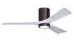 Matthews Fan Company - IR3HLK-BB-MWH-52 - 52``Ceiling Fan - Irene - Brushed Bronze