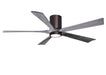 Matthews Fan Company - IR5HLK-BB-BW-60 - 60``Ceiling Fan - Irene - Brushed Bronze