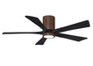 Matthews Fan Company - IR5HLK-WN-BK-52 - 52``Ceiling Fan - Irene - Walnut Tone