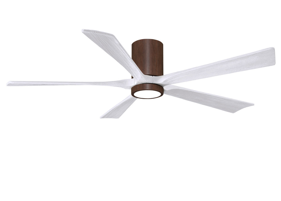 Matthews Fan Company - IR5HLK-WN-MWH-60 - 60``Ceiling Fan - Irene - Walnut Tone