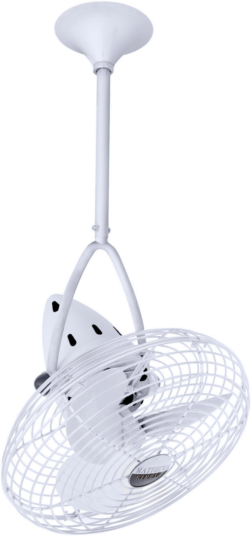 Matthews Fan Company - JD-WH-MTL - 16``Ceiling Fan - Jarold Direcional - Gloss White