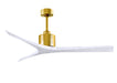 Matthews Fan Company - MW-BRBR-MWH-60 - 60``Ceiling Fan - Mollywood - Brushed Brass