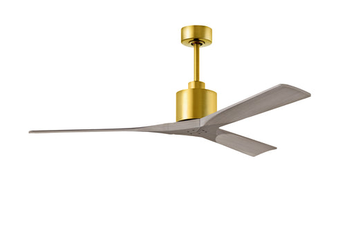 Matthews Fan Company - NK-BRBR-GA-60 - 60``Ceiling Fan - Nan - Brushed Brass