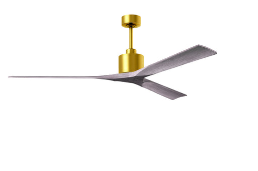 Matthews Fan Company - NKXL-BRBR-BW-72 - 72``Ceiling Fan - Nan XL - Brushed Brass