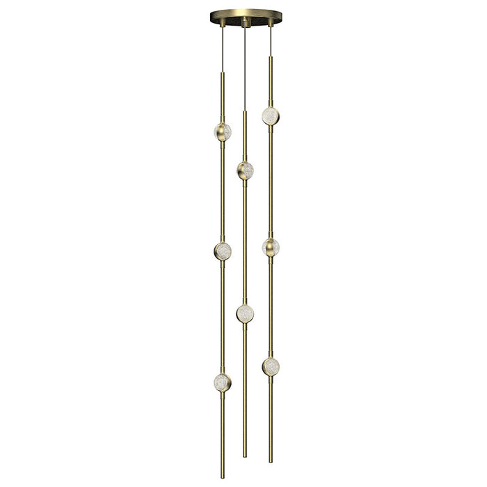 Sonneman - 2161.38C-S - LED Pendant - Satin Brass